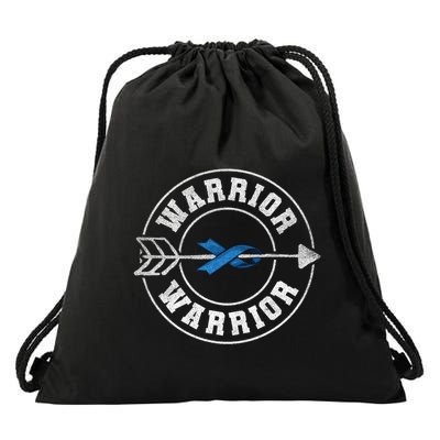 Colon Cancer Awareness Colonoscopy Warrior Survivor Gift Cool Gift Drawstring Bag