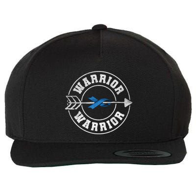 Colon Cancer Awareness Colonoscopy Warrior Survivor Gift Cool Gift Wool Snapback Cap