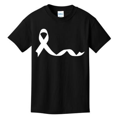 Colon Cancer Awareness Ribbon Black Kids T-Shirt