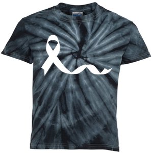 Colon Cancer Awareness Ribbon Black Kids Tie-Dye T-Shirt