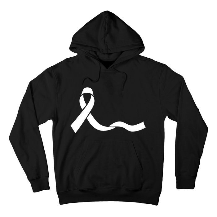 Colon Cancer Awareness Ribbon Black Hoodie