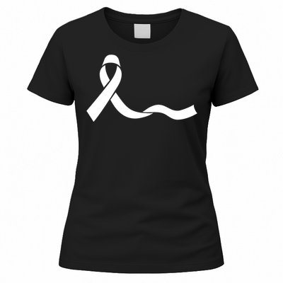 Colon Cancer Awareness Ribbon Black Women's T-Shirt