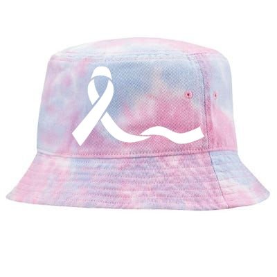 Colon Cancer Awareness Ribbon Black Tie-Dyed Bucket Hat