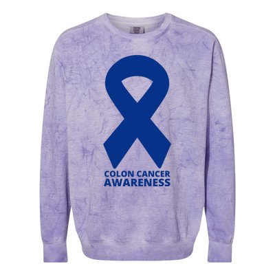 Colon Cancer Awareness Ribbon Colorblast Crewneck Sweatshirt