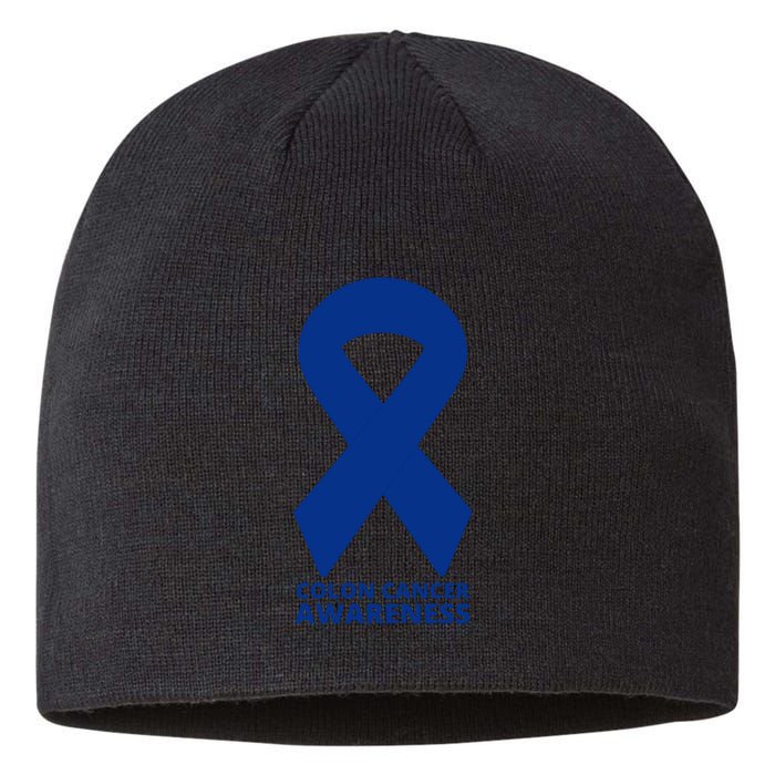 Colon Cancer Awareness Ribbon Sustainable Beanie