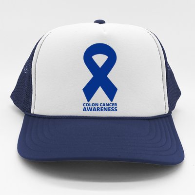 Colon Cancer Awareness Ribbon Trucker Hat