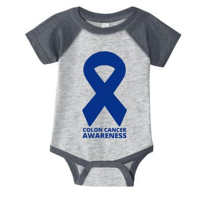 Colon Cancer Awareness Ribbon Infant Baby Jersey Bodysuit