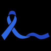 Colon Cancer Awareness Ribbon 16 in Basic Backpack