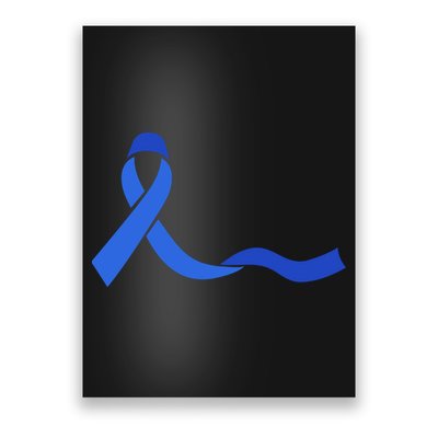 Colon Cancer Awareness Ribbon Poster