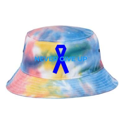 Colon Cancer Awareness Ribbons Tie Dye Newport Bucket Hat