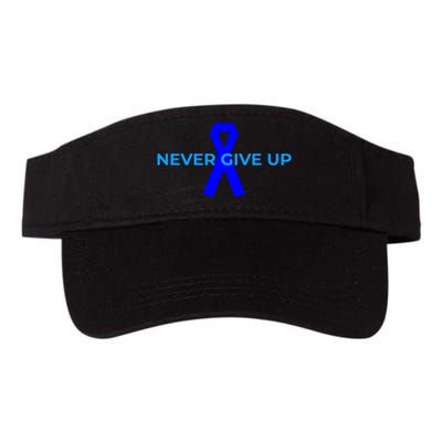 Colon Cancer Awareness Ribbons Valucap Bio-Washed Visor