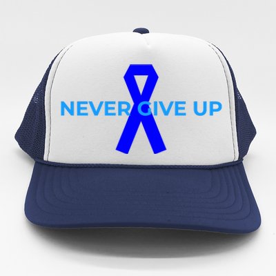 Colon Cancer Awareness Ribbons Trucker Hat