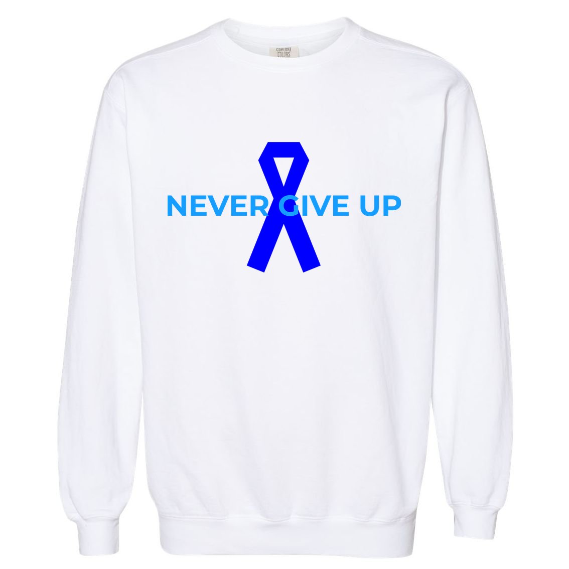 Colon Cancer Awareness Ribbons Garment-Dyed Sweatshirt