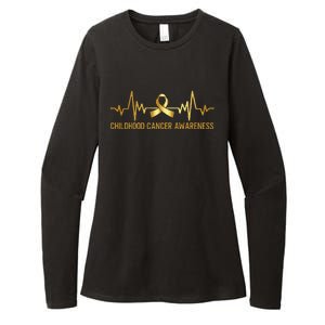 Childhood Cancer Awareness September Cancer Womens CVC Long Sleeve Shirt