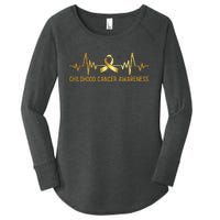 Childhood Cancer Awareness September Cancer Women's Perfect Tri Tunic Long Sleeve Shirt