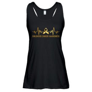 Childhood Cancer Awareness September Cancer Ladies Essential Flowy Tank