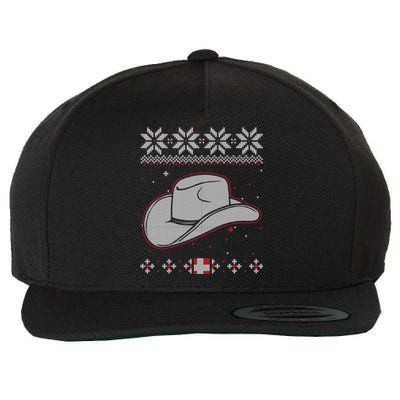 Country Cow And Western Cow Hat Ugly Christmas Cow Gift Wool Snapback Cap