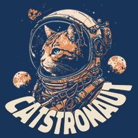 Catstronaut Cat Animal Astronaut Cool Comfort Performance Bucket Hat