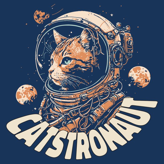 Catstronaut Cat Animal Astronaut Cool Comfort Performance Bucket Hat