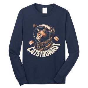 Catstronaut Cat Animal Astronaut Long Sleeve Shirt