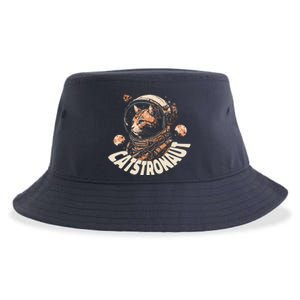 Catstronaut Cat Animal Astronaut Sustainable Bucket Hat