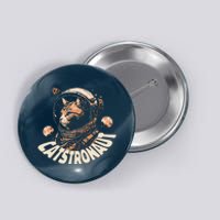 Catstronaut Cat Animal Astronaut Button