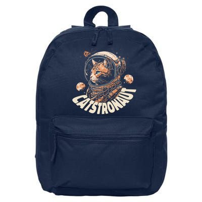 Catstronaut Cat Animal Astronaut 16 in Basic Backpack