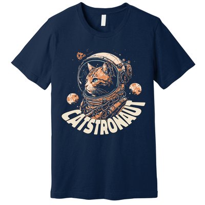 Catstronaut Cat Animal Astronaut Premium T-Shirt