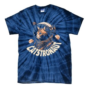 Catstronaut Cat Animal Astronaut Tie-Dye T-Shirt