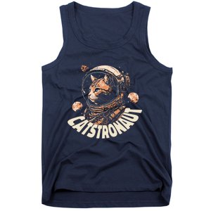 Catstronaut Cat Animal Astronaut Tank Top