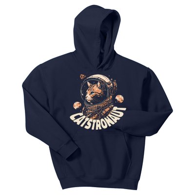 Catstronaut Cat Animal Astronaut Kids Hoodie