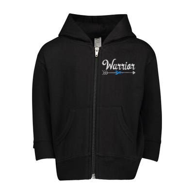 Colon Cancer Awareness Colonoscopy Warrior Survivor Gift Great Gift Toddler Zip Fleece Hoodie