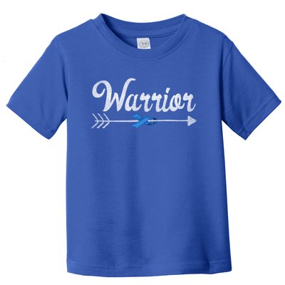 Colon Cancer Awareness Colonoscopy Warrior Survivor Gift Great Gift Toddler T-Shirt