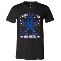 Colon Cancer Awareness V-Neck T-Shirt