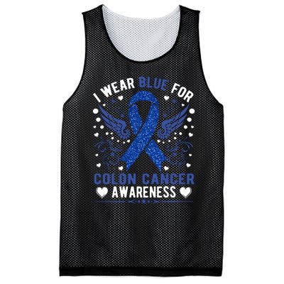 Colon Cancer Awareness Mesh Reversible Basketball Jersey Tank