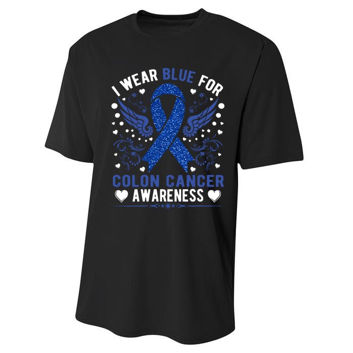 Colon Cancer Awareness Performance Sprint T-Shirt