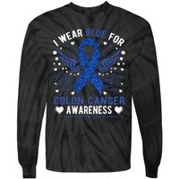 Colon Cancer Awareness Tie-Dye Long Sleeve Shirt