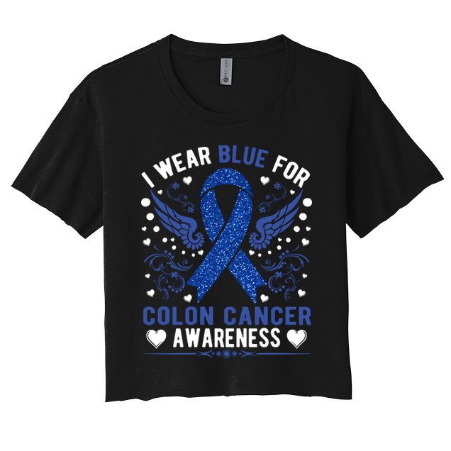 Colon Cancer Awareness Crop Top