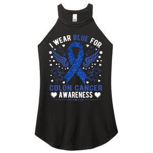 Colon Cancer Awareness Women's Perfect Tri Rocker Tank