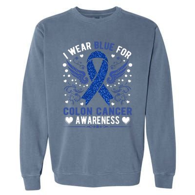 Colon Cancer Awareness Garment-Dyed Sweatshirt