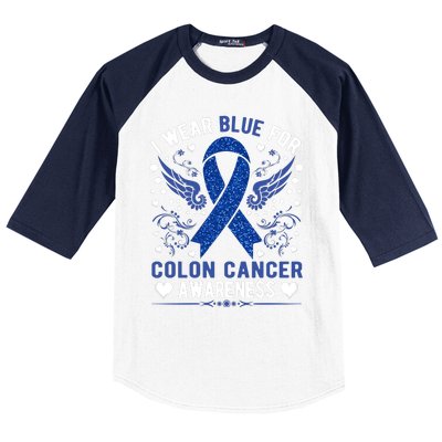 Colon Cancer Awareness Baseball Sleeve Shirt