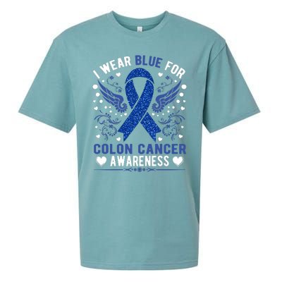 Colon Cancer Awareness Sueded Cloud Jersey T-Shirt