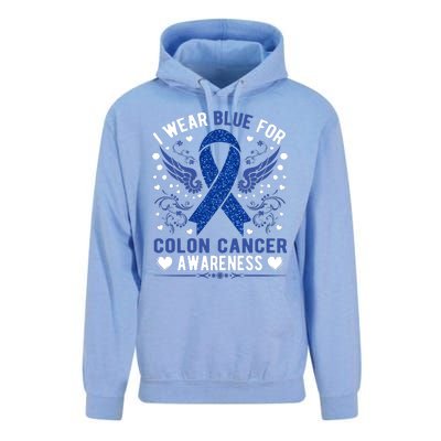 Colon Cancer Awareness Unisex Surf Hoodie