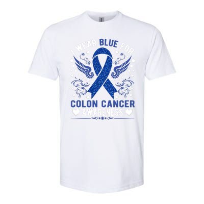 Colon Cancer Awareness Softstyle CVC T-Shirt