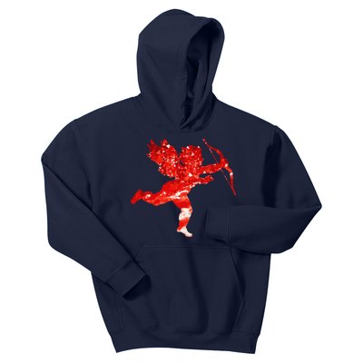 Cupid Cherub Angel Low Poly Valentine's Day Kids Hoodie