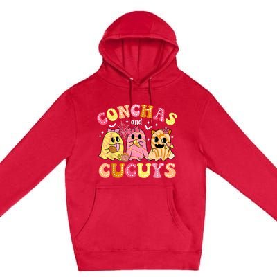 Cute Conchas And Cucuys Ghost Funny Halloween Mexican Ghost Premium Pullover Hoodie