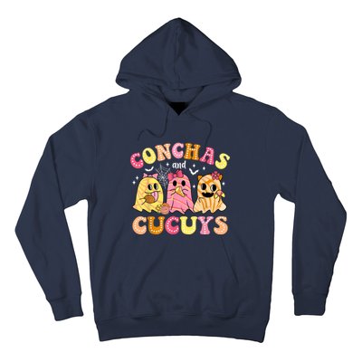 Cute Conchas And Cucuys Ghost Funny Halloween Mexican Ghost Hoodie