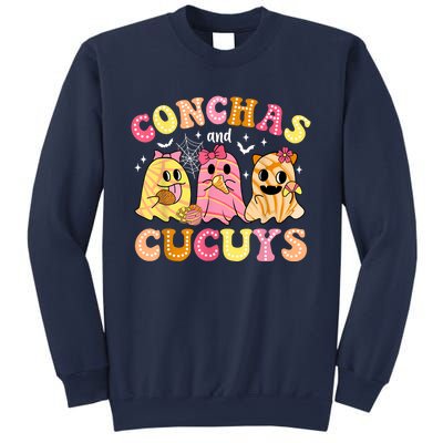 Cute Conchas And Cucuys Ghost Funny Halloween Mexican Ghost Sweatshirt