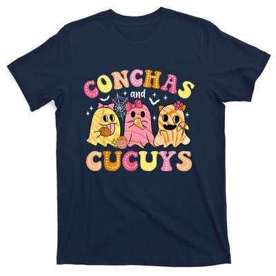 Cute Conchas And Cucuys Ghost Funny Halloween Mexican Ghost T-Shirt