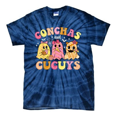 Cute Conchas And Cucuys Ghost Funny Halloween Mexican Ghost Tie-Dye T-Shirt